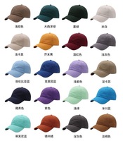 Casquette de baseball ajustable en PVC à 6 panneaux, couleur unie délavée, douce, tendance, simple, polyvalente, protection solaire