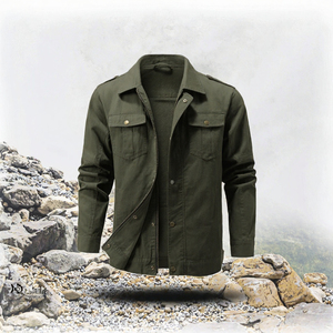 Chaqueta de Trabajo para Hombre, Estilo Militar, con Capucha, de Lona, de Secado Rápido, Impermeable, Informal, para Primavera - Product Image 3