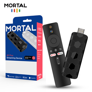 Nouvelle clé <span class=keywords><strong>TV</strong></span> Android 4K 2026 avec double interface utilisateur Mortal R3+ Android 14 RK3518, boîtier <span class=keywords><strong>TV</strong></span> Mail450 USB, clé <span class=keywords><strong>TV</strong></span> double cœur pour cadeaux - Product Image 1