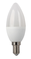 Hochwertige Kerzen-Ersatzbirne Dimmbare LED-Lampe C37 Weißlicht PP+Aluminium 3000K/4000K/6500K 25000 Stunden 360° Abstrahlwinkel Ra80