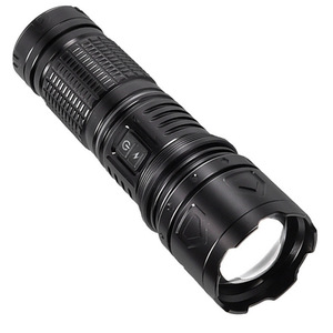 Luomen <b>Flashlight</b> White <b>Led</b> Rechargeable Aluminum Alloy Zoom Focus Long Range Handheld Light 3 18650 Battery Pack - Product Image 1