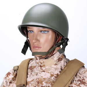 Casques de sécurité protecteurs en acier M1, casque tactique de terrain extérieur avec 6 points de <span class=keywords><strong>suspension</strong></span> de type circulaire - Product Image 4