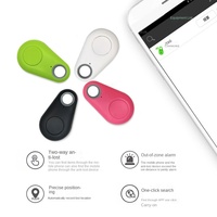 Traceur Connecté Bluetooth pour Animaux Anti-Perte GPS Portable Porte-clés Étanche IP67 avec Alarme Goutte d'Eau pour Localisateur GPS Animaux