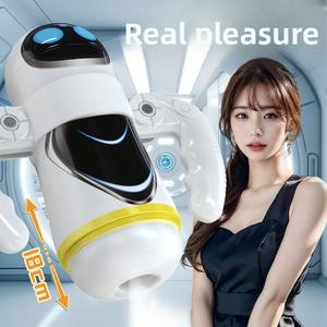 Xiai Nieuwe Slimme Elektrische Vliegtuigvormige Cup Mannelijke Masturbator Vibrerende Stem Opblaasbaar Seks Speelgoed voor Volwassenen - Product Image 2