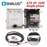 Générateur 10KW Boîte de commande ATS Démarrage automatique Arrêt automatique Armoire de commande Monophasé 220V 6 trous Moteur à essence 5 trous Moteur diesel