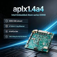 Broachlink APLX1.4a4 Intel Atom E3940 4*2.5G Ethernet Quad SIM 4G/5G Industrieller Netzwerk-Router Motherboard 4GB DDR4 Onboard