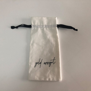 Logo Tùy Chỉnh In Bông Vải Dây Rút Túi Quà Tặng Sinh Thái Túi Bông - Product Image 3