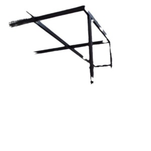 Auvent en acier inoxydable pour garage, toit plat, imperméable, style simple - Product Image 1