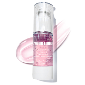 Niacinamide Sakura 30ML Crème hydratante pour le visage Base de maquillage à l'acide hyaluronique Apprêt liquide léger pour le visage sans huile de marque privée - Product Image 1