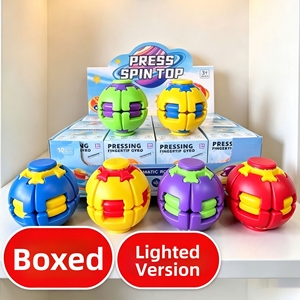 Bola Giratoria Antiestrés de Plástico Impresa en 3D, Spinner de Dedos Deslumbrante, Ecológico, Portátil, Unisex - Product Image 3
