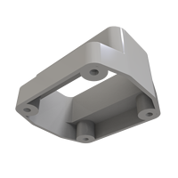 Conector de riel de valla de PVC útil de alta calidad para pasamanos de vinilo