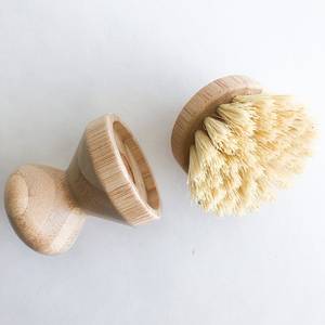 Tête <span class=keywords><strong>de</strong></span> rechange en sisal en bambou, 1 pièce, brosse naturelle, pot <span class=keywords><strong>de</strong></span> cuisine, brosse <span class=keywords><strong>de</strong></span> nettoyage - Product Image 4