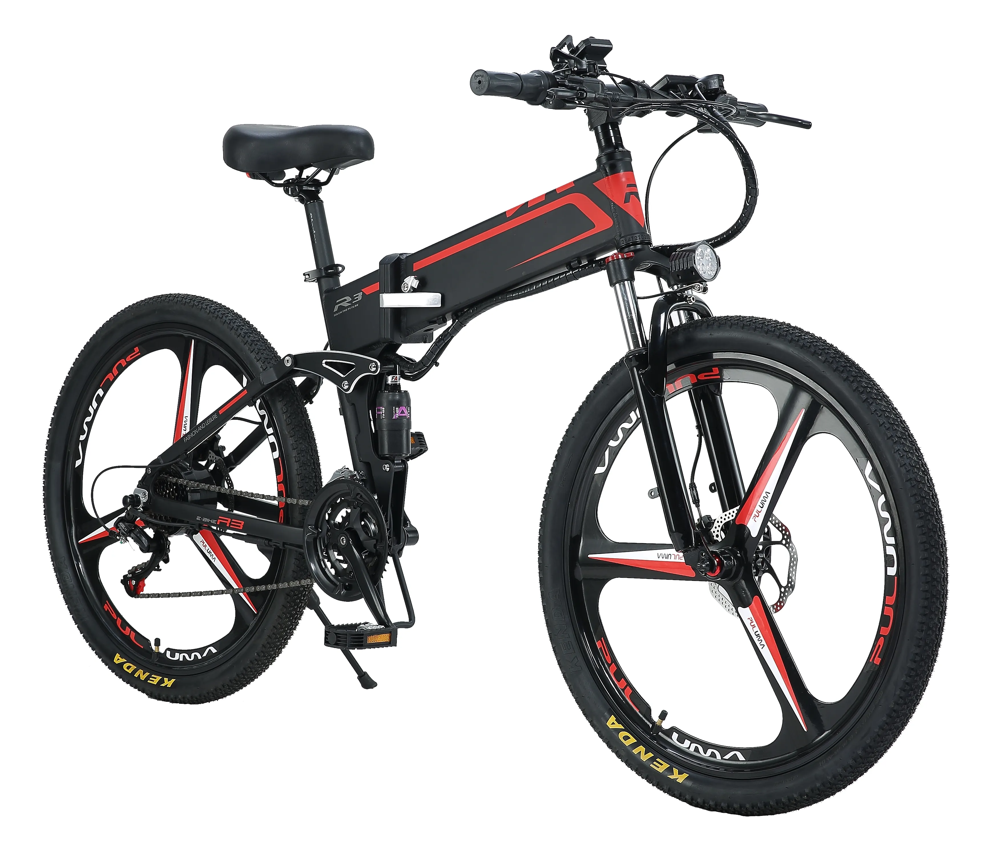 26 inç elektrikli dağ bisikleti 21 hız Hummer katlanır bisiklet elektrikli bisiklet Bicicleta Electrica Motos Mag tekerlek ile