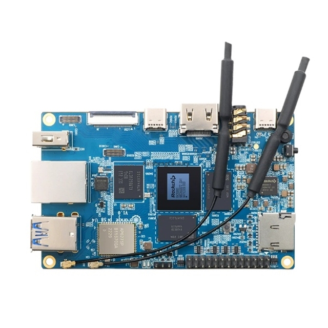 Orange Pi 5B 4GB 8GB 16GB EMMC Rockchip RK3588S Dual Band on Board WIFI BT Gigabit Lan Port Mini PC Single Board Computer