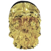 Fauteuil Sculpture en Fibre de Verre Doré de Luxe au Design Unique Personnalisé pour la Décoration Intérieure du Salon/Extérieur du Centre Commercial