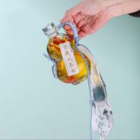 Nouvelle carafe à vin en verre tendance en forme de gourde avec corde, cadeau pratique, style chinois à la mode, pot à vin, théière