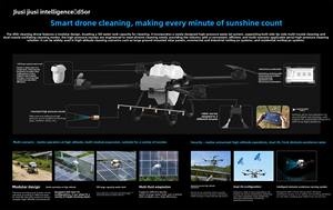 <span class=keywords><strong>Drone</strong></span> de nettoyage de fenêtres JIUSI D50 4K avec lumières LED, opération à distance efficace et sûre, drones de nettoyage de panneaux solaires - Product Image 5