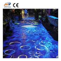 Amusez-vous avec le logiciel de jeux interactifs avec projecteur de projection de sol intérieur interactif