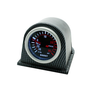 Boost Gauge 12V Universal Vacuum Pressure Gauge For Car Modification Instrument Panel With Single Hole <b>Bracket</b> - Product Image 2