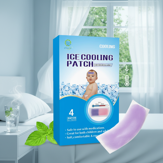 New Products 100% Natural Temperature Reducing Ice Cooling Gel Patch for Fever Discoloration Cooling Gel Patch