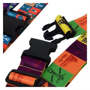 Multicolored <b>Suitcase</b> Belts Wide Adjustable Packing <b>Straps</b> Travel Accessories Lanyards Luggage <b>Strap</b> for Carry on - Product Image 2