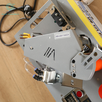 WANJIA Mini machine à plaquer les chants manuelle pour le travail du bois, droite et courbe