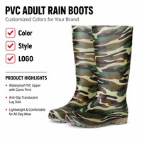 Bottes de pluie en PVC hautes jusqu'au genou, imperméables, résistantes à l'huile, semelle antidérapante, résistantes à l'usure, pour travaux agricoles et industriels, avec certificat CE