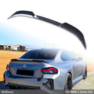 For 2 Series G42 Couep CS Style Real Dry Carbon Fiber <b>Rear</b> <b>Spoiler</b> Trunk Wing 2021-2024 - Product Image 1