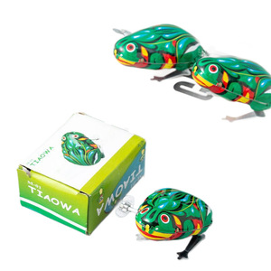 Tiaowa – jouet grenouille à remonter, mouvement par inertie, style rétro en plastique, pour enfants de 5 à 7 ans, unisexe - Product Image 5