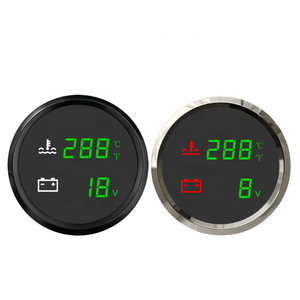 Nuevo Medidor de Temperatura de Agua 2 en 1 de Doble Indicador 9-32V para Autos, Camiones y Embarcaciones - Product Image 2