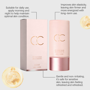 Base de Maquillaje AMZ <span class=keywords><strong>CC</strong></span> <span class=keywords><strong>Nude</strong></span> Ivory White, Ligera, se Aplica Suavemente, Sin Grumos, Unifica el Tono de Piel, Fácil de Aplicar, Maquillaje Natural - Product Image 4