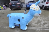 Trottinette dinosaure électrique animatronique personnalisée pour enfants, à monnayeur, pour parc d'attractions