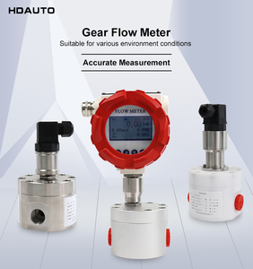 高精度RS485 SS304ギア式水流量計、SS316Lガソリン・ビール用マイクロ円形ギア式液体流量計、LCDディスプレイ記録機能付き - Product Image 2