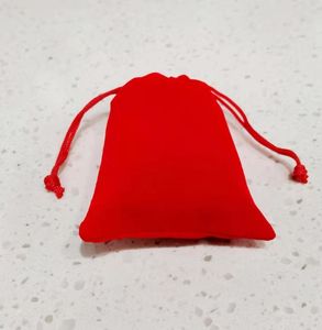 6pcs זוהר אדום & שחור שקית קטיפה 16 מ "מ & 20 מ" מ קוביה פוליהדראל למבוגרים סט רב ספרדית מצחיק - Product Image 5