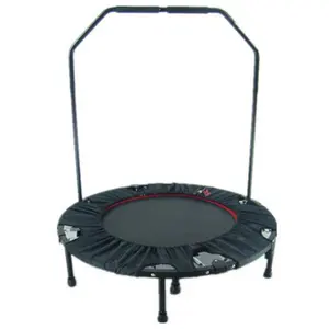 Low Price Foldable Indoor Training Trampoline Jumping Product With Safe Handle