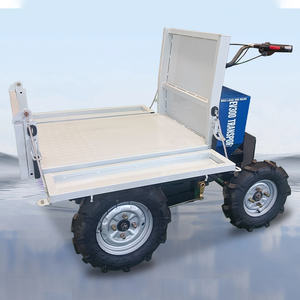 Mobiele elektrische kleine kiepwagen voor thuisgebruik, minidumper 4x4 - Product Image 4