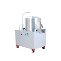 Industriële automatische aardappel schilmachine met motor, roestvrij staal, milieuvriendelijk voor groenteverwerkingsbedrijven