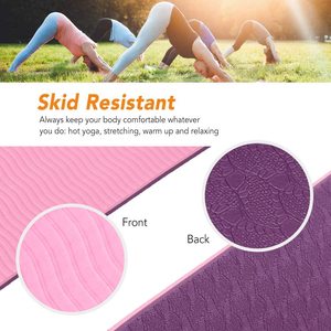 BunnyHi YJD012 personnalisé <span class=keywords><strong>pas</strong></span> <span class=keywords><strong>cher</strong></span> <span class=keywords><strong>Gym</strong></span> sport entraînement Fitness haute densité grand épais 8mm 10mm 15mm mousse Nbr <span class=keywords><strong>tapis</strong></span> <span class=keywords><strong>de</strong></span> Yoga avec sangle - Product Image 3