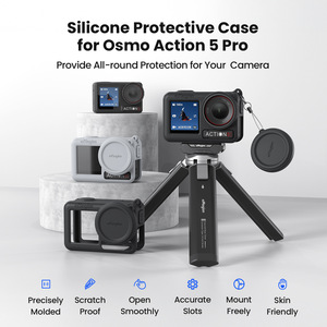 Étui en <span class=keywords><strong>silicone</strong></span> léger AMagisn pour caméra sportive Osmo <span class=keywords><strong>Action</strong></span> 6, protection intégrale anti-rayures pour l'objectif - Product Image 6