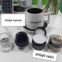Poudre d'extrait de Shilajit de l'Himalaya Lifeworth avec zinc et acide fulvique, liquide oral, dose de 5 ml, flacon de 30 ml