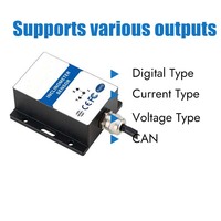 Capteur d'inclinaison dynamique et statique à 3 axes TD5-DI, double mode, RS485 Modbus
