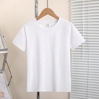 Casual Katoenen T-Shirts Voor Jongens En Meisjes Van 3-10 Jaar Met Veelkleurige Print Aanpasbare Kleding Van Fabrikanten