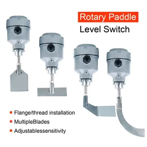 Durable 24V/110V/220V interruptor de <span class=keywords><strong>nivel</strong></span> de paleta giratoria Sensor de <span class=keywords><strong>nivel</strong></span> de sólidos industriales de acero inoxidable Detección de punto confiable - Product Image 2