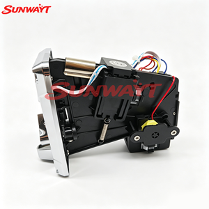 Accepteur de pièces JY-133A en métal avec LED et éclairage pour machines de jeu - Accessoires de collecteur de pièces multiples personnalisables en anglais - Product Image 5