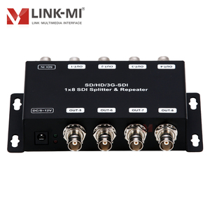 120m/200m <span class=keywords><strong>1x8</strong></span> SD/HD/3G-<span class=keywords><strong>SDI</strong></span> 1 đến 8 <span class=keywords><strong>Splitter</strong></span> chuyển đổi phân phối khuếch đại & Repeater cho hệ thống giám sát - Product Image 4