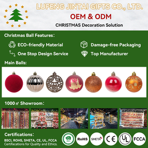 Fabricante Líder de Adornos y Bolas de Navidad Jintai <span class=keywords><strong>Wonderful</strong></span> para Escaparates de Centros Comerciales - Product Image 5