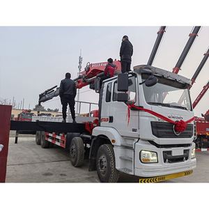 Shacman Delong 8x4 16 Ton Folding <b>Arm</b> <b>Lorry</b> <b>Crane</b> Hydraulic Boom <b>Crane</b> Truck for Construction and Engineering Lifting - Product Image 6