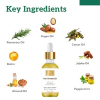 Private Label 30ml Rosmarin Schnelles Haarwuchsöl Natürliches Minz-Kopfhaut- und Haarstärkungsöl