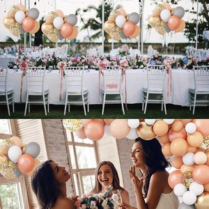 Kit d'<span class=keywords><strong>arche</strong></span> de ballons or Rose, support d'<span class=keywords><strong>arche</strong></span> de ballons, kit de ballons d'anniversaire pour la décoration de fête - Product Image 4