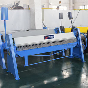 เครื่องพับหน้าแปลนแบบแมนนวลสำหรับพับแผ่นเหล็กสแตนเลส แผ่นอะลูมิเนียม เครื่องพับอะลูมิเนียมขนาดเล็กแบบกล่องที่น่าทึ่ง - Product Image 3